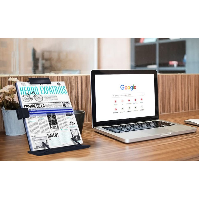 Powerking Paper Stand Document Holder with 7 Adjustable Positions, Paper