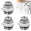 Infreecs Pack of 3 Automatic Bleed Valve for Radiators, 1/2