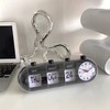 Calendar Alarm Clock Innovative Shape Decorative Jump Desktop Clock for