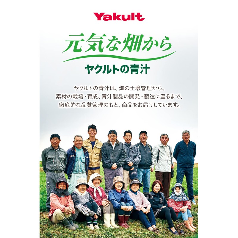 ヤクルトヘルスフーズ 朝のフルーツ青汁 柑橘仕立て 30袋入 シチリアレモン/カボス/みかん/1日分の鉄/葉酸/大分県産大麦若葉/保存料、着色料無添加