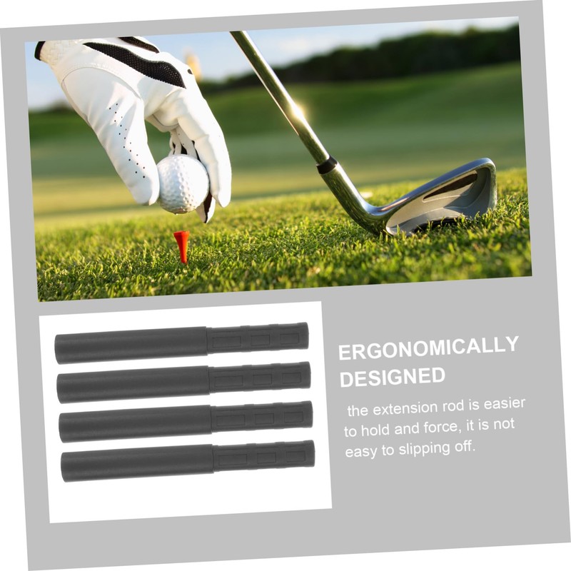 Mikinona 4pcs Golf Club Extension Rods Carbon Fiber Golf Shaft