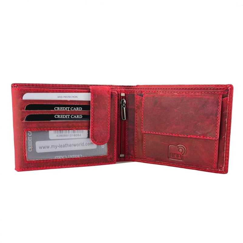 BUFFALO HILL 2394 Wallet Buffalo Leather Wallet I Genuine Leather
