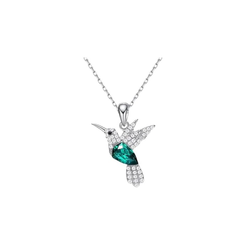 Mayfer Collar de plata esterlina .925 para mujer con dije