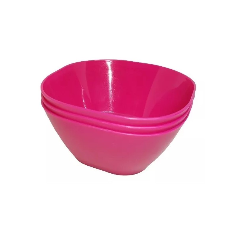 Boris 30 Tazones De Colores Bowl De Plastico 445ml