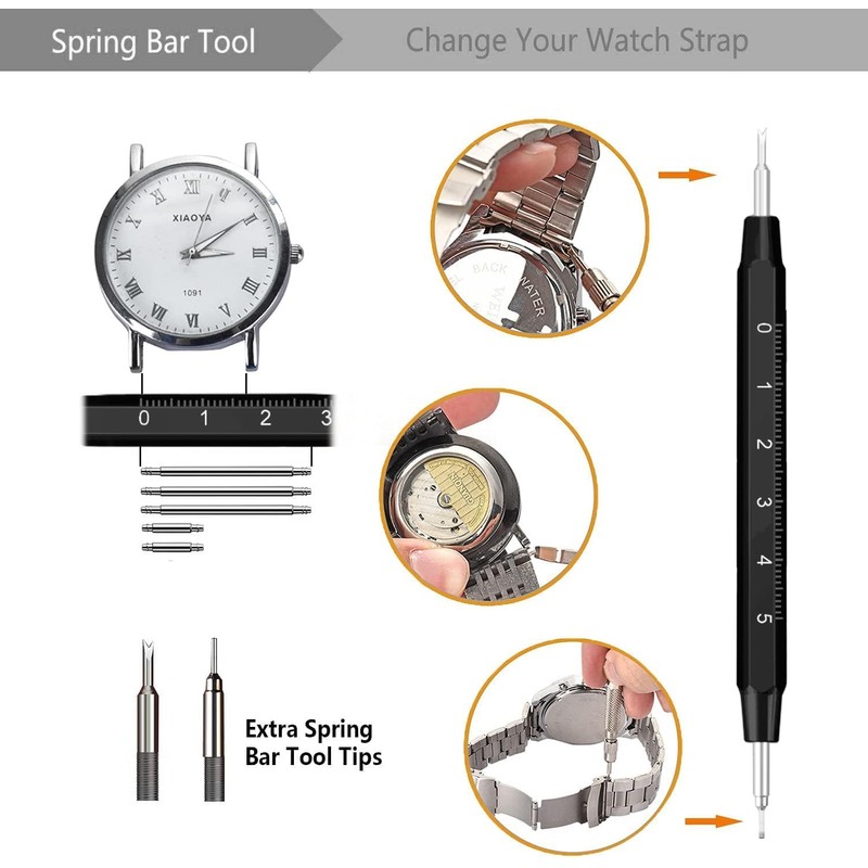 Kit de Reparación de Relojes EasyTime con 147 Piezas y