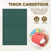 PATIKIL 50 Pack Dark Green 5x7 Blank Cards and Envelopes,