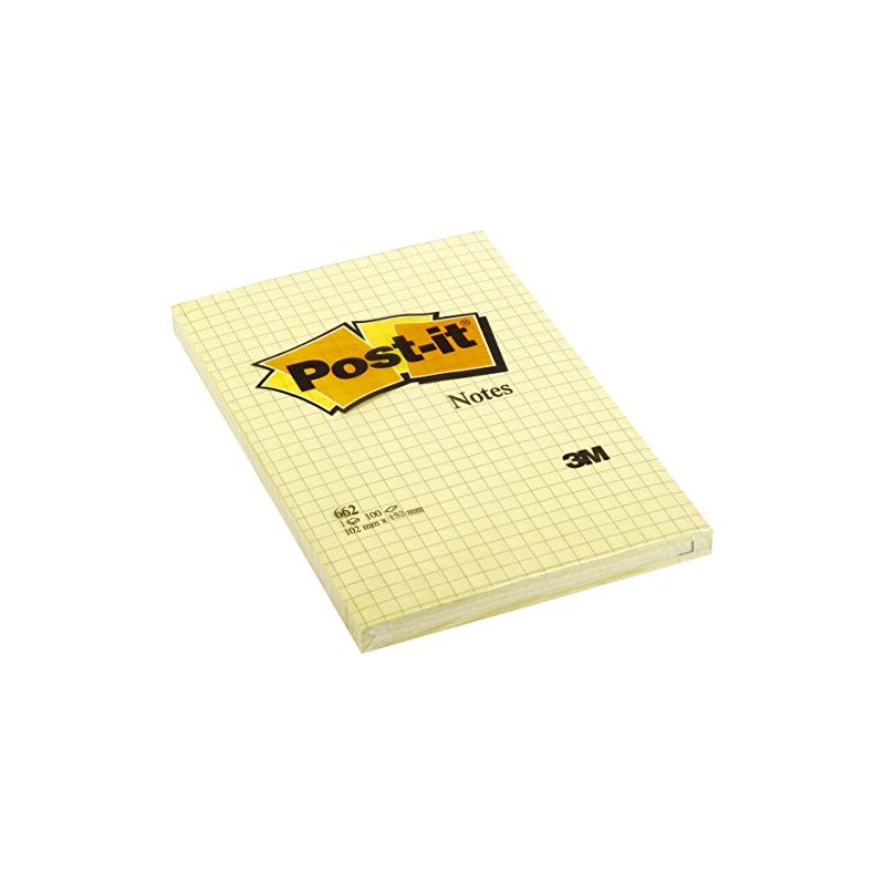 Post-it 102 x 152 mm Large Note - Canary Yellow