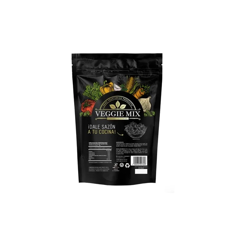 3x Consomé Sazonador Vegetariano En Polvo Veggie Mix 130g