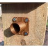 BirdRefuge 1" Predator Guard Wrens Birdhouse Brown