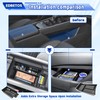 EDBETOS 2PCS/Set Center Console Organizer Compatible with Nissan Rogue 2021-2023