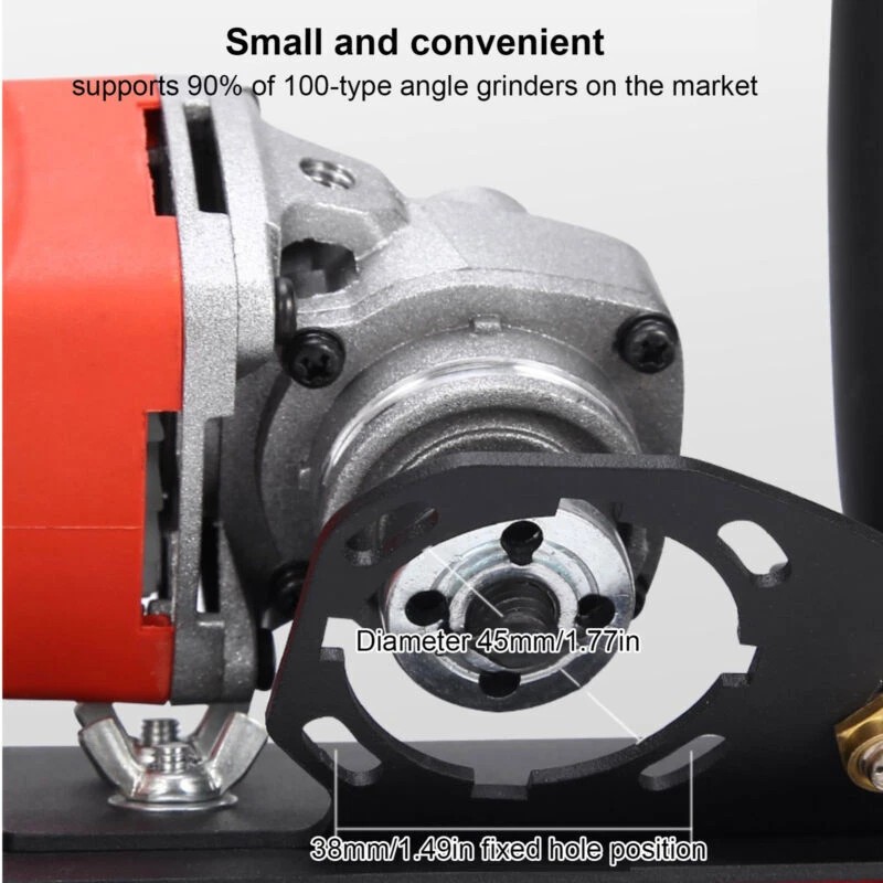 Unbranded Angle Grinder Stand For Tile 45 Degree Chamfer Cutting