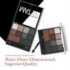 Xumann Smokey Eyeshadow Palette, 10 Eye Shadow Shades Grey Eyeshadow