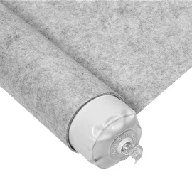 TINYOUTH Jigsaw Puzzle Roll Up Mat for 1000/1500/2000pcs Puzzle, 1.5mm Foldable Puzzle Board Saver Storage Felt Pad Jigsaw Pad Puzzle Saver for Round Puzzle, Square puzzle & Rectangle Puzzle, Grey