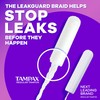 Tampax Radiant Tampons Multipack, with LeakGuard Braid, Light/Regular Absorbency, Unscented,