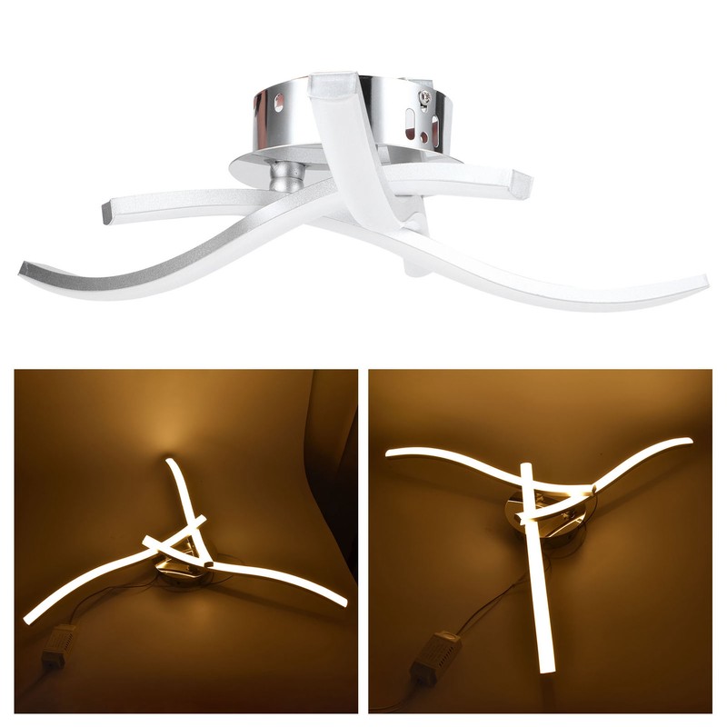 18W 105LED Ceiling Light Wavy Ceiling Lamp for Living Room