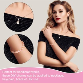 HINZIC 600pcs 8mm 10mm Hollow Flower Bead Caps 6 Styles Muiti-Petal Mini Filigree Bead for Jewelry Making Gold Silver Spacer Beads Christmas Decorative for Earring Necklace Bracelet