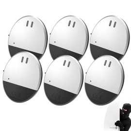 TTFP Security Buzzer, Window Alarm, 130 dB, Loud Noise Goods, Window Alarm, Easy Installation, Security Measures, For Home and Office (6 Pieces) Black