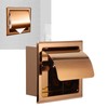 Embedded Style Toilet Paper Holder Stainless Steel Paper Towel Holder