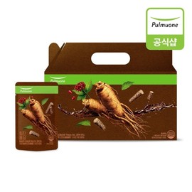 Pulmuone Powerful Red Ginseng Health Juice Red Ginseng Juice 80ml / 풀무원 힘찬 홍삼 건강즙 홍삼즙 80mlX30포