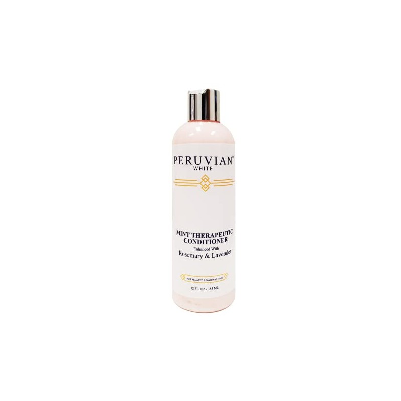 Peruvian white Mint Therapeutic Conditioner Enhanced with Rosemary & Lavender