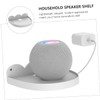 OSALADI Smart Speaker Shelf for Mini Wall-Mounted Audio Rack White