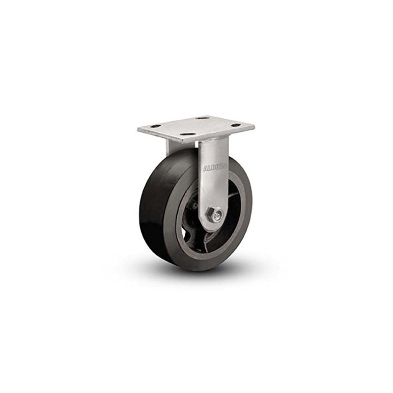 Albion 16MR06201R 6" Diameter Moldon Rubber on Cast Iron Wheel