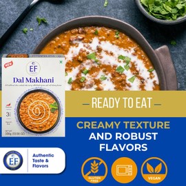 Eastern Feast - Dal Makhani, Ready to Eat Vegetarian Curry, (Pack of 4), Gluten Free