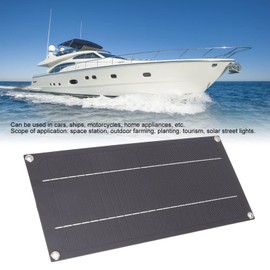 600W 18V Solar Panel Kit, High Efficiency Monocrystalline Solar Panel 100A Battery Charger Controller Easy to Carry Solar Panel System for RV Marine Boat Off Grid System