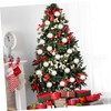 TEHAUX 3sets 6cm Polystyrene Christmas Balls Set 10 Solid Craft