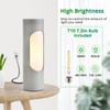 LEDIARY Kosher Lamp, Reading Lamp for Shabbos, Silver Table Lamps