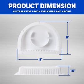 Lonffery RV Vent - RV Vent Covers for Trailer - RV ATV Cycle Truck Cargo Work Trailer Side Air Vents