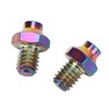 RISK 8Pcs Mountain Bike Pedal Bolts Titanium Alloy Anti Slip