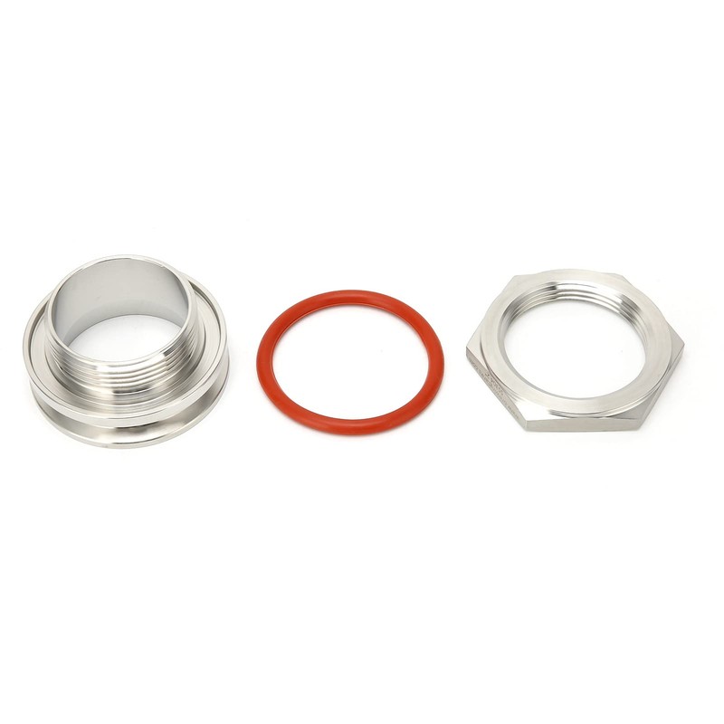 Leapiture 2" Weldless Homebrew Bulkhead Tri Clamp Bulkhead Fitting, Bulkhead