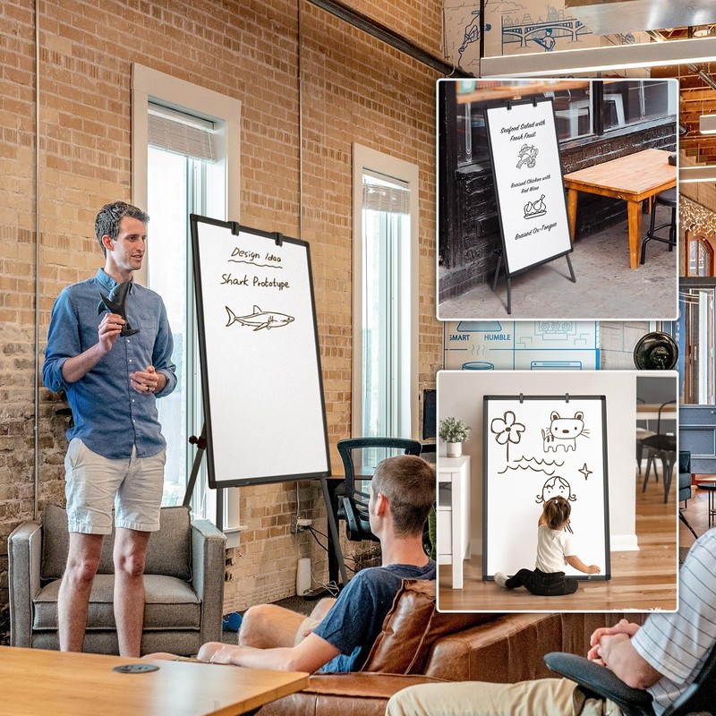 Easel Whiteboard - Magnetic Portable Dry Erase Easel Board 36