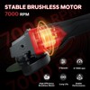 Cordless Angle Grinder for Milwaukee M18 Batteries,7000RPM Brushless Electric Grinder,3