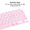 HRH Ultra Thin Korean Language Silicone Keyboard Cover Skin for
