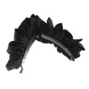 VINGTAINE H7134-BK- Basic Color Volume Ruffle Banana Clip Office Hair