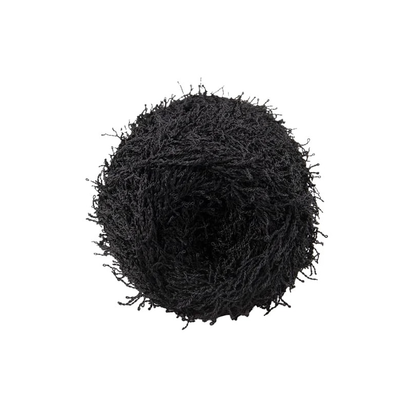 Red Heart Scrubby Yarn – Polyester Specialty Yarn – Black