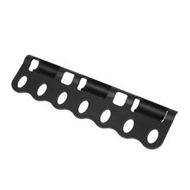 Metaltex Hanger Hook Rack 2 Pieces, Black, 24 x 7 x 2 cm