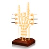 CoolGift Mart Light Up Guitar Pick Holder, Acrylic Rock and