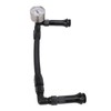 Fuel Line with Pressure Gauge Dual Feed Smooth Fuel Flow
