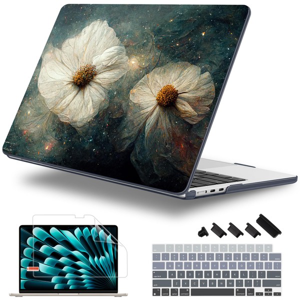 Lepeoac Compatible with MacBook Air 13.6 inch Case 2022 2023
