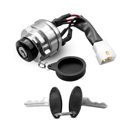 TIKSCIENCE SBA385201890 87760272 Ignition Switch with Key Fit for New Holland TC30 1620 1920 2120 CM224 CM274, Tractor Ignition Lock Cylinder