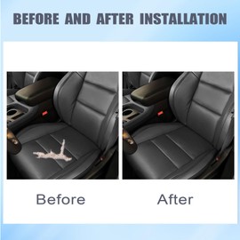 FZJDSD Black Driver Side Bottom Replacement Microfiber Leather Seat Cover Compatible with Lexus GS350 2013 2014 2015 2016 2017 2018 2019 2020