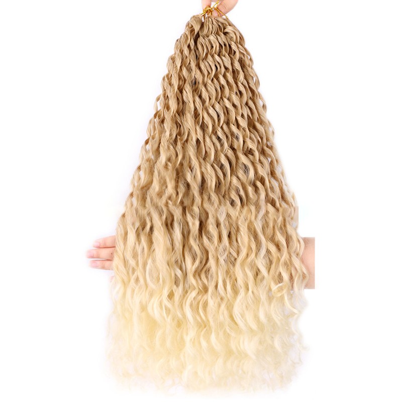 Long Curly Crochet Braids Women Soft Fashionable Delicate Synthetic Braiding