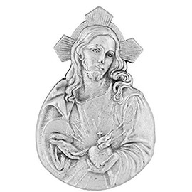 Traditional Catholic Visor Clip for Protection While Driving (Sacred Heart of Jesus)