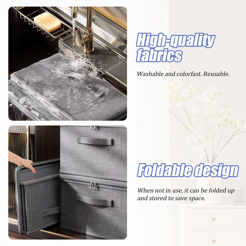 Rbleote Lockable Box with Lock, Storage Box, Lockable, Box with