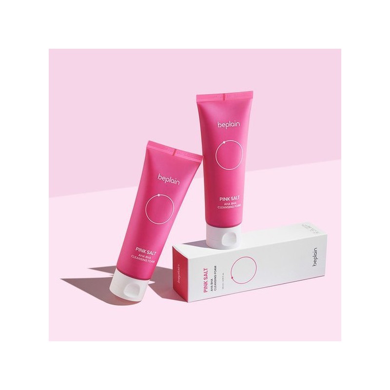 B-Plane 핑크솔트 아하 바하 클렌징폼 120ml Pink Salt AHA BHA