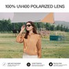 OhO Smart Glasses,Polarized Sunglasses with Bluetooth Speaker,Athletic/Outdoor UV Protection and
