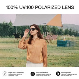 OhO Smart Glasses,Polarized Sunglasses with Bluetooth Speaker,Athletic/Outdoor UV Protection and Voice Control,Unisex (Grey Lens)